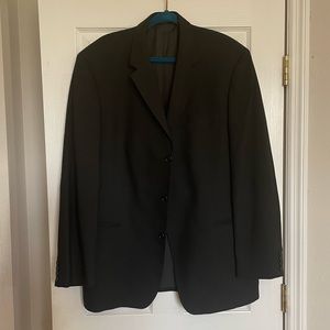 Men’s Hugo Boss Einstein Sigma Black Suit Jacket Size: 48R
